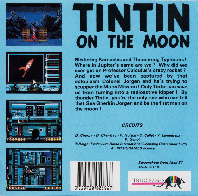 Tintin on the Moon dos