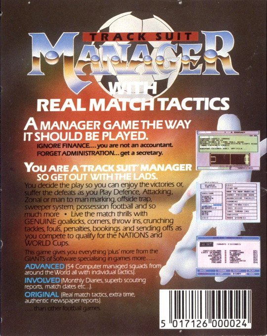 Tracksuit Manager dos