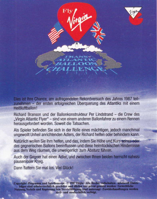 Trans-atlantic Balloon Challenge - Dos