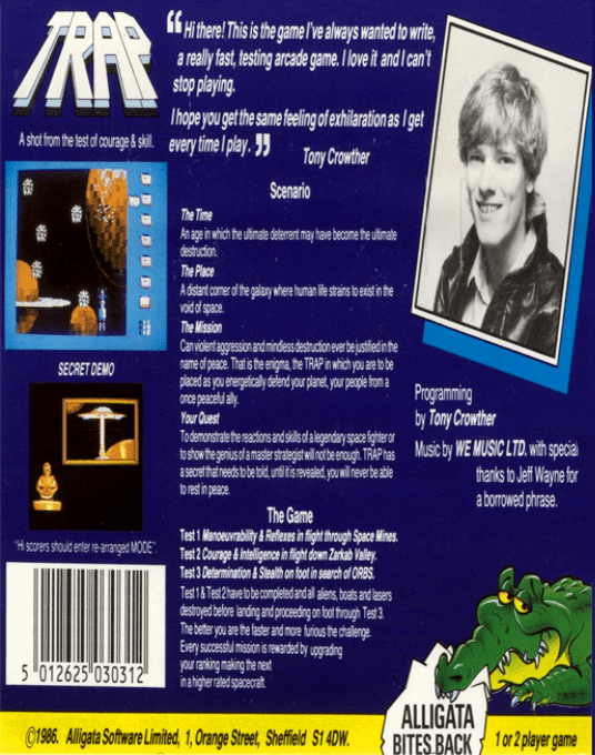 Trap (Alligata Software) - Dos