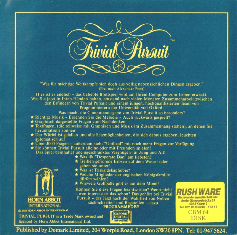 Trivial Pursuit - Dos