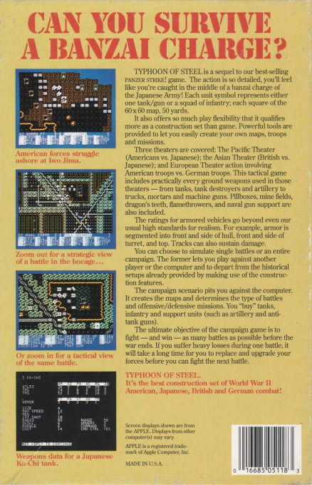 Typhoon of Steel - Dos