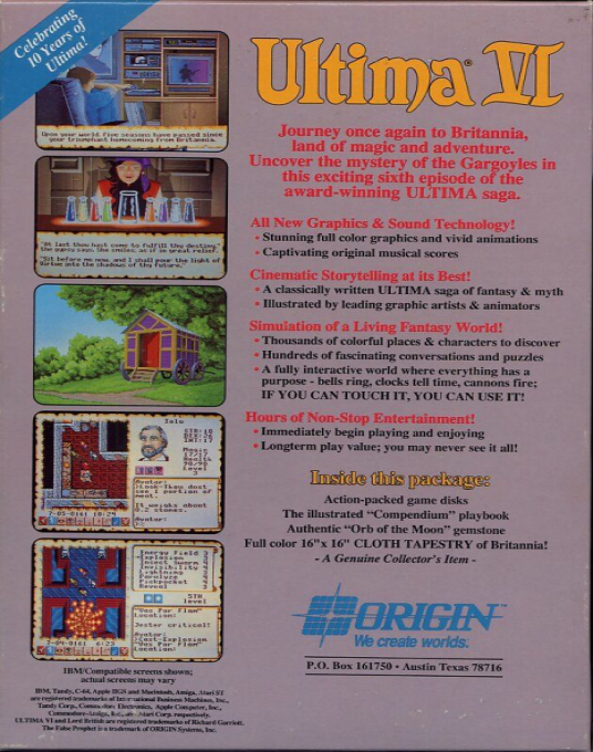 Ultima VI : The False Prophet - Dos