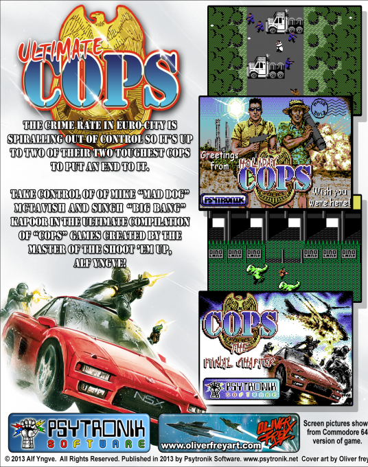 Ultimate Cops (C64 Compilation) - Dos