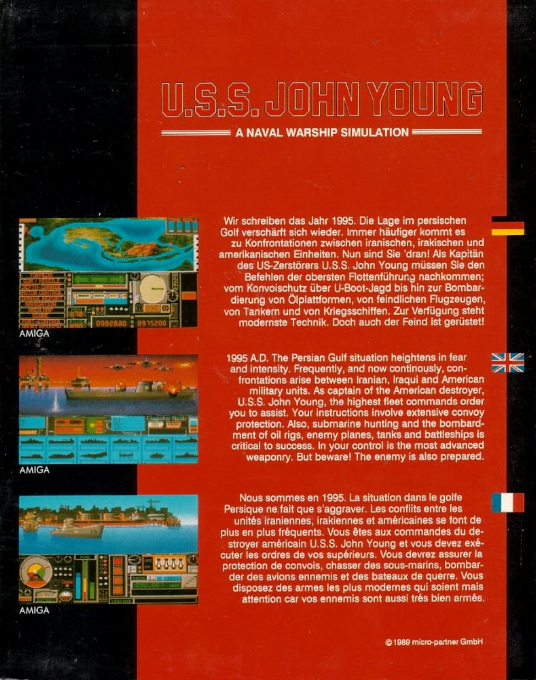 USS John Young : The Naval Warfare Simulator - Dos