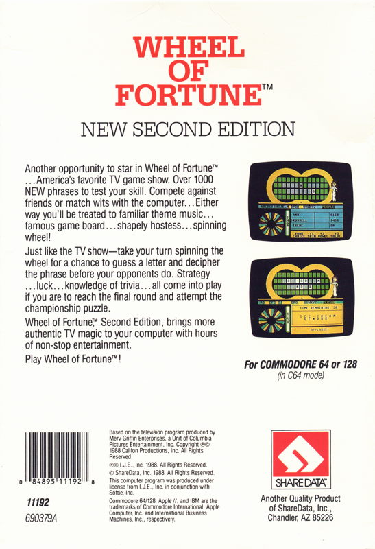Wheel of Fortune : New Second Edition - Dos