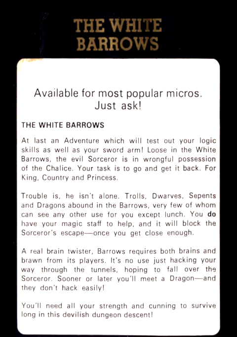 White Barrows - Dos