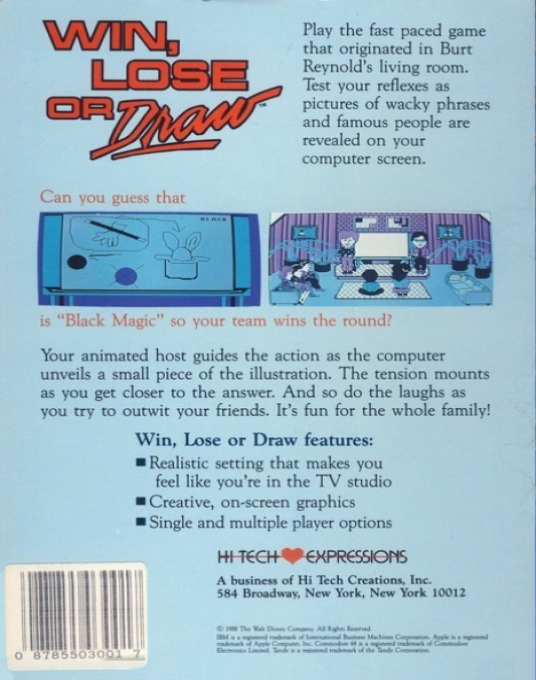 Win, Lose or Draw - Dos