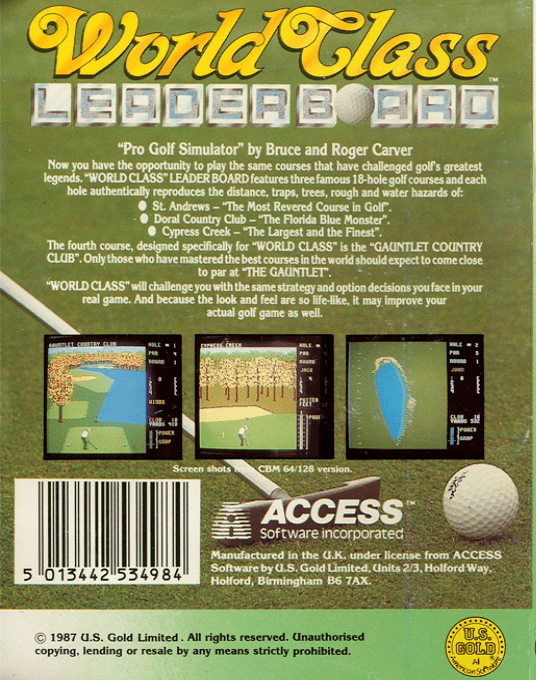 World Class Leaderboard dos