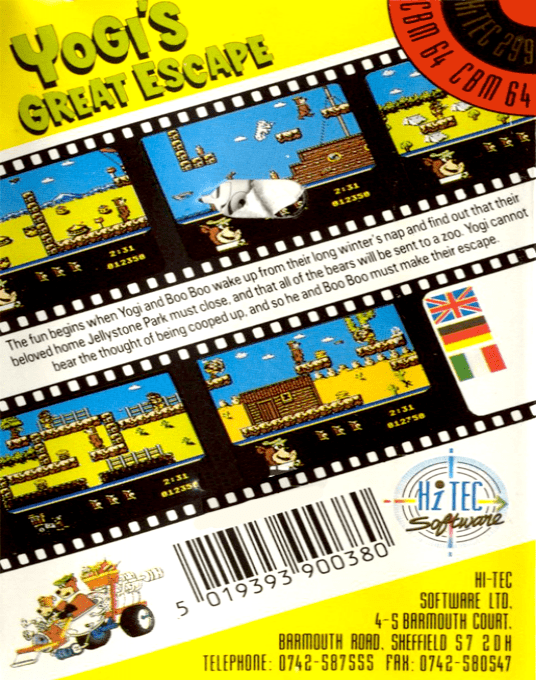 Yogi's Great Escape - Dos