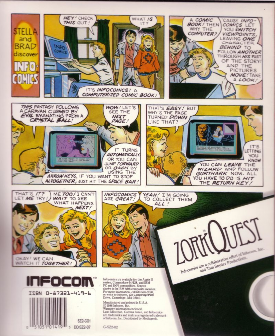 ZorkQuest : The Crystal of Doom dos