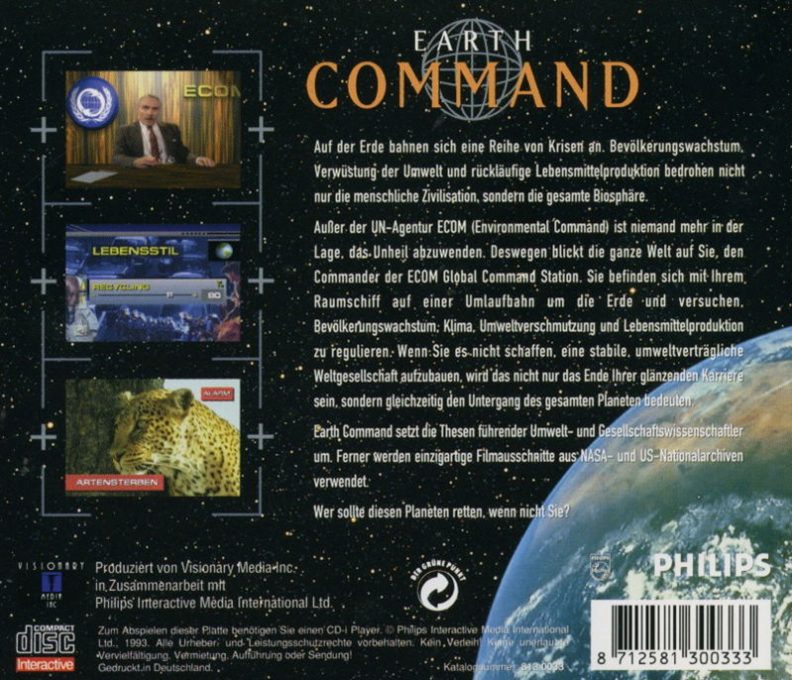 Earth Command - The Future Of Our World Is In Your Hands dos