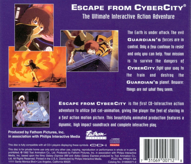 Escape From Cybercity - Dos