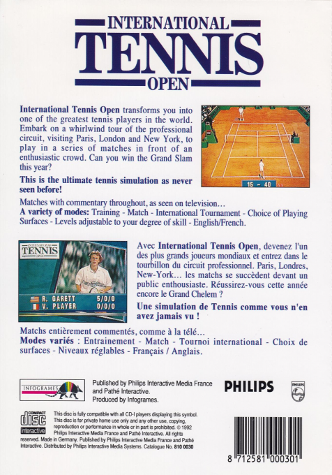 International Tennis Open - Dos