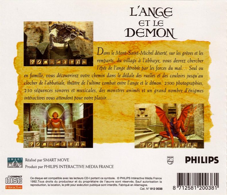 L'Ange et le Démon - Dos