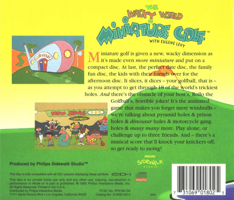 The Wacky World Of Miniature Golf With Eugene Levy - Dos