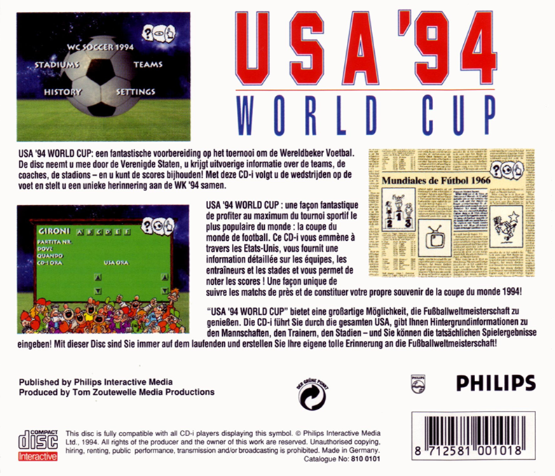 USA '94 World Cup - Dos
