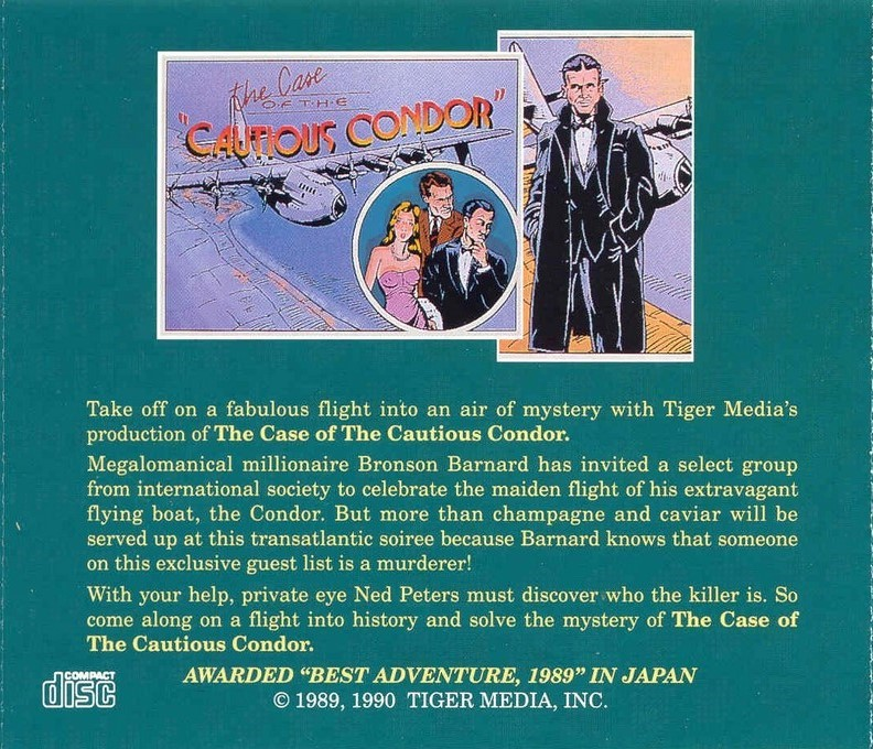 Case of the Cautious Condor, The - Dos