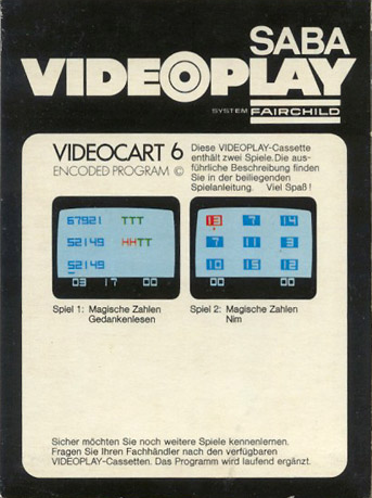 Videocart-8 - Magic Numbers - Dos