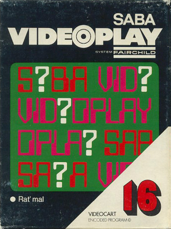 Videocart-18: Hangman