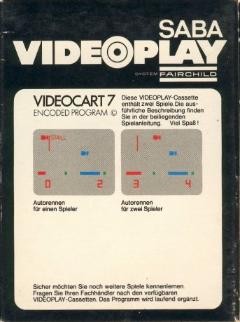 Videocart-9: Drag Strip - Dos