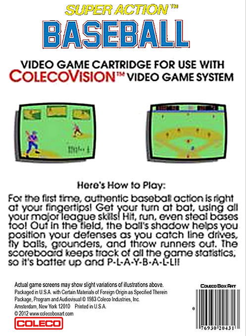 Super Action Baseball - Dos