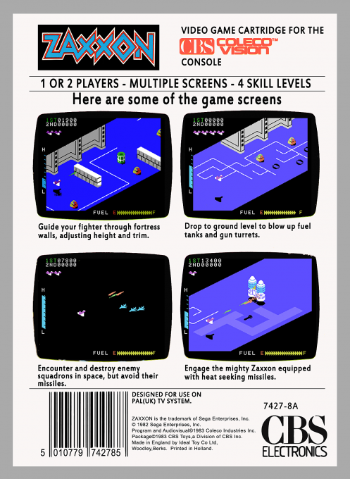 Zaxxon - Dos