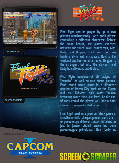 Final Fight - Dos