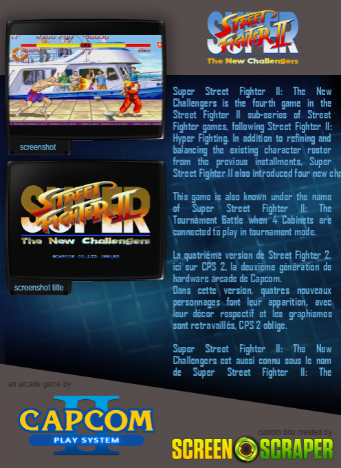 Super Street Fighter II: The New Challengers dos