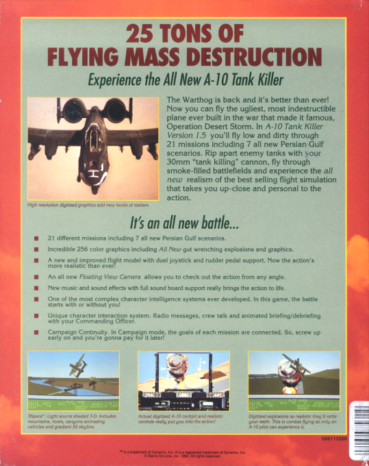 A-10 Tank Killer - Dos