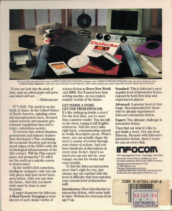 A Mind Forever Voyaging - Dos