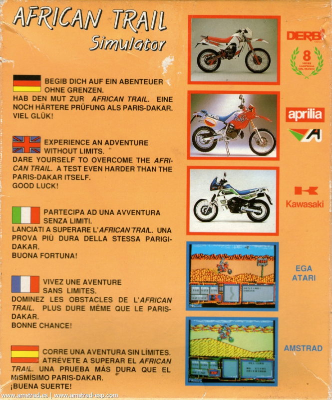 African Trail Simulator dos