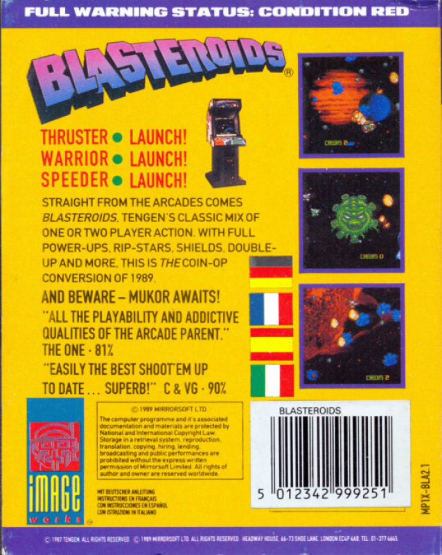Blasteroids dos