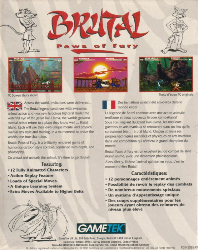 Brutal : Paws of Fury dos
