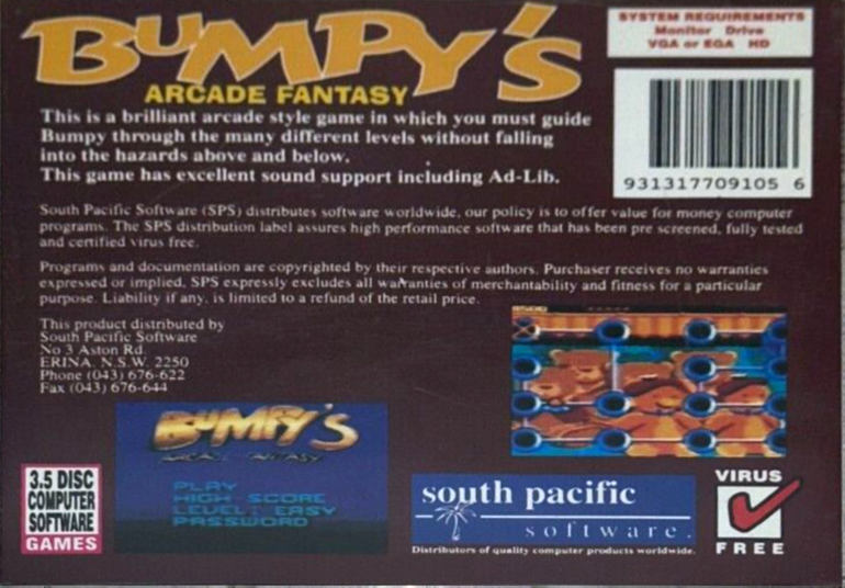 Bumpy's Arcade Fantasy dos