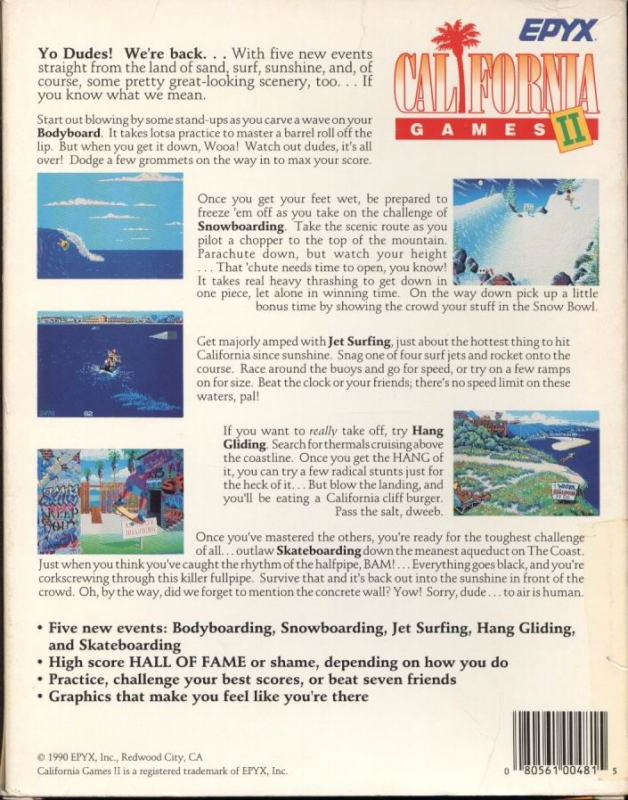 California Games II - Dos