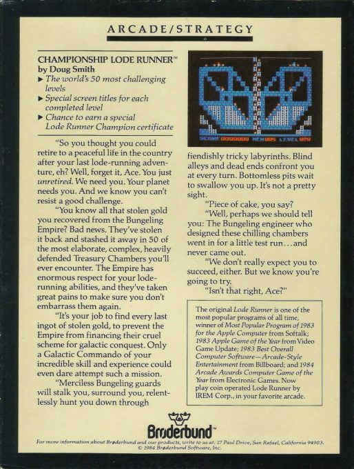 Championship Lode Runner dos