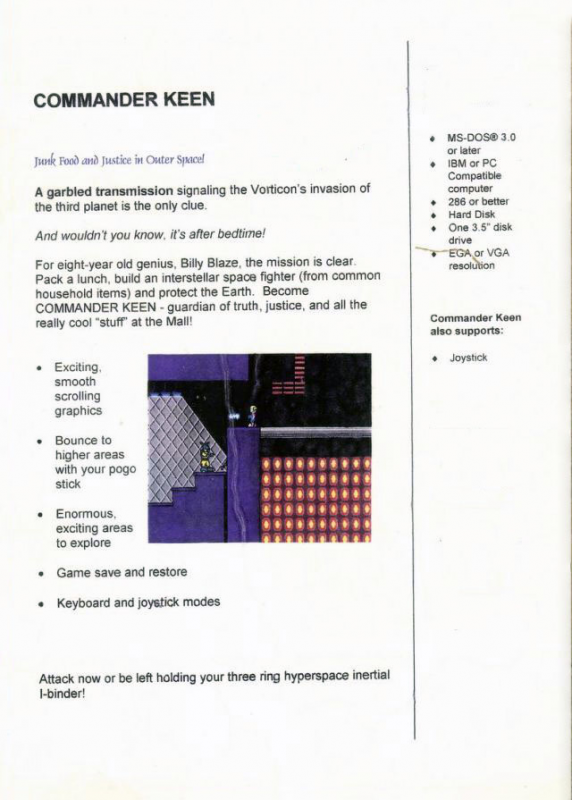 Commander Keen 2 : The Earth Explodes dos