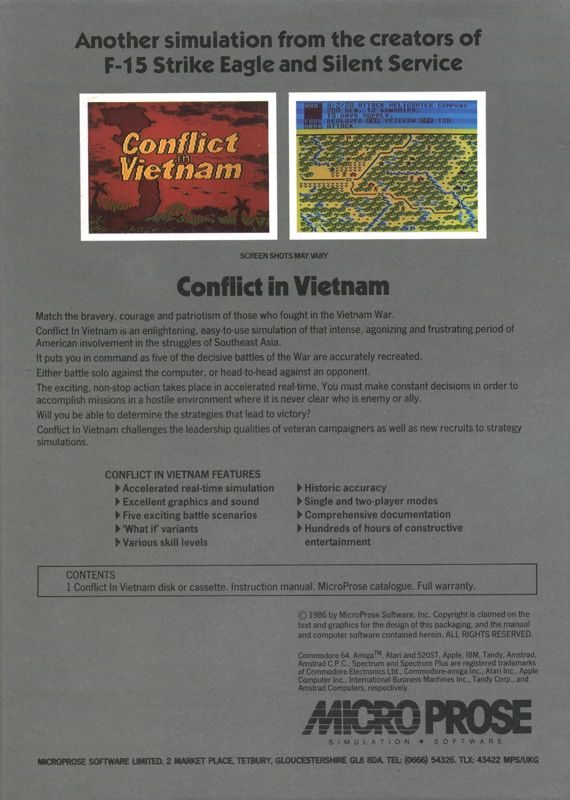 Conflict in Vietnam dos