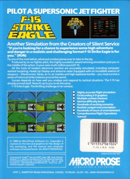 F-15 Strike Eagle II - Dos