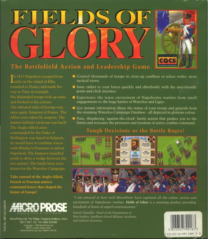 Fields of Glory dos