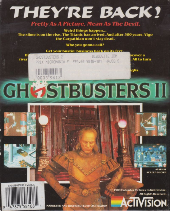 Ghostbusters II dos