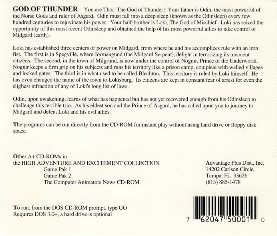 God of Thunder - Dos