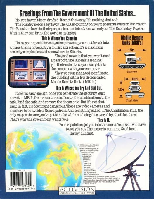 Hacker II : The Doomsday Papers dos