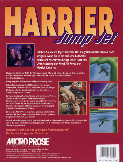 Harrier Jump Jet - Dos