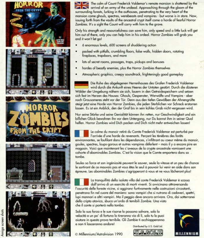 Horror Zombies From The Crypt dos