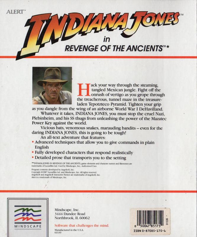 Indiana Jones in Revenge of the Ancients - Dos