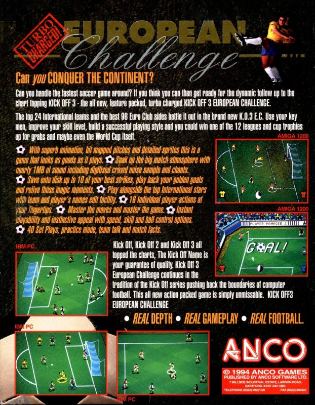 Kick Off 3 - European Challenge dos