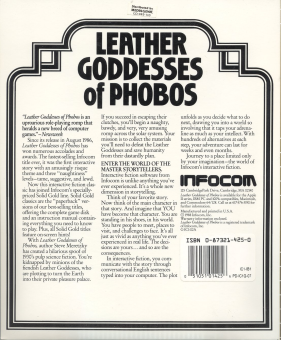 Leather Goddesses of Phobos dos
