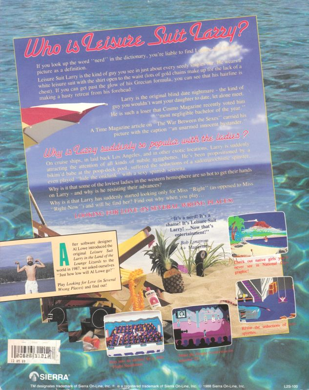 Leisure Suit Larry Goes Looking for Love (In Several Wrong Places) dos